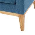 Kd Accent Chair Blue Fabric