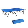 Outsunny 2 Person Folding Camping Cot For Adults, 50