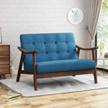 Lydia Sofa 2 Seater Navy Blue Fabric