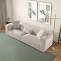 Conner Cream Corduroy Sofa 110