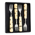 S 4 Forks & Knives In Box Multicolor Steel