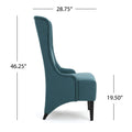 Dining Chair Teal Fabric