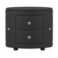 3 Pieces Bedroom Sets,Queen Size Upholstered Bed With Led Lights,Hydraulic Storage System, Two Nightstands With Crystal Decoration,Black Queen Black 3 Piece Set Wood