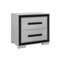 Adelaide Grey Black Ns Black Solid Wood Mdf