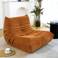 Floor Sofa Bean Bag Chair For Adults Fireside Bean Bag Lounger Memory Foam Chair For Home, Office, Apartment Or Gaming Venue Caramel Polyester Primary Living Space Firm Art Deco Armless Foam Polyester Blend