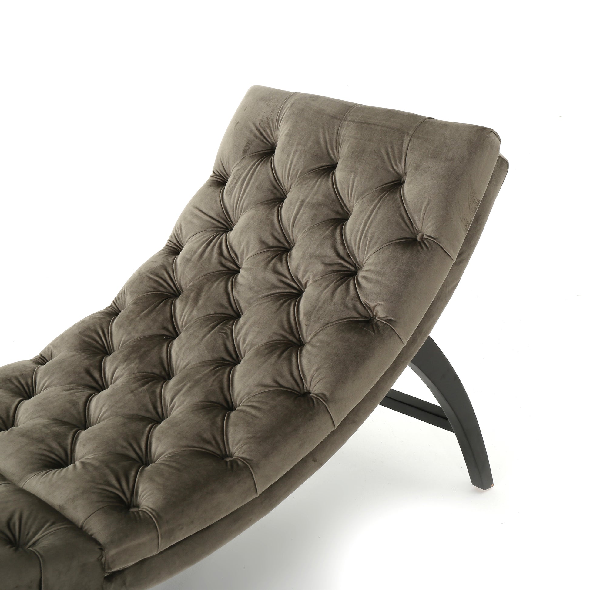 Chaise Lounge Grey Altay Velvet