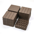 Plastic Interlocking Deck Tiles,44 Pack Patio Deck Tiles,12