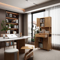 Bamboo Tea Cabinet 1 2 Drawers Natural Bamboo