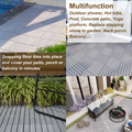 20 Pcs Interlocking Deck Tiles Striped Pattern, 12