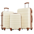 3 Piece Luggage Set Hardside Spinner Suitcase With Tsa Lock 20