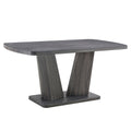 Modern Dining Table, Dining Room Table With 63