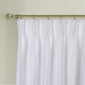 Newport Blackout Curtains For Bedroom, Linen Curtains For Living Room, Window Curtains, Room Darkening Curtains 96 Inches Long, White White Linen