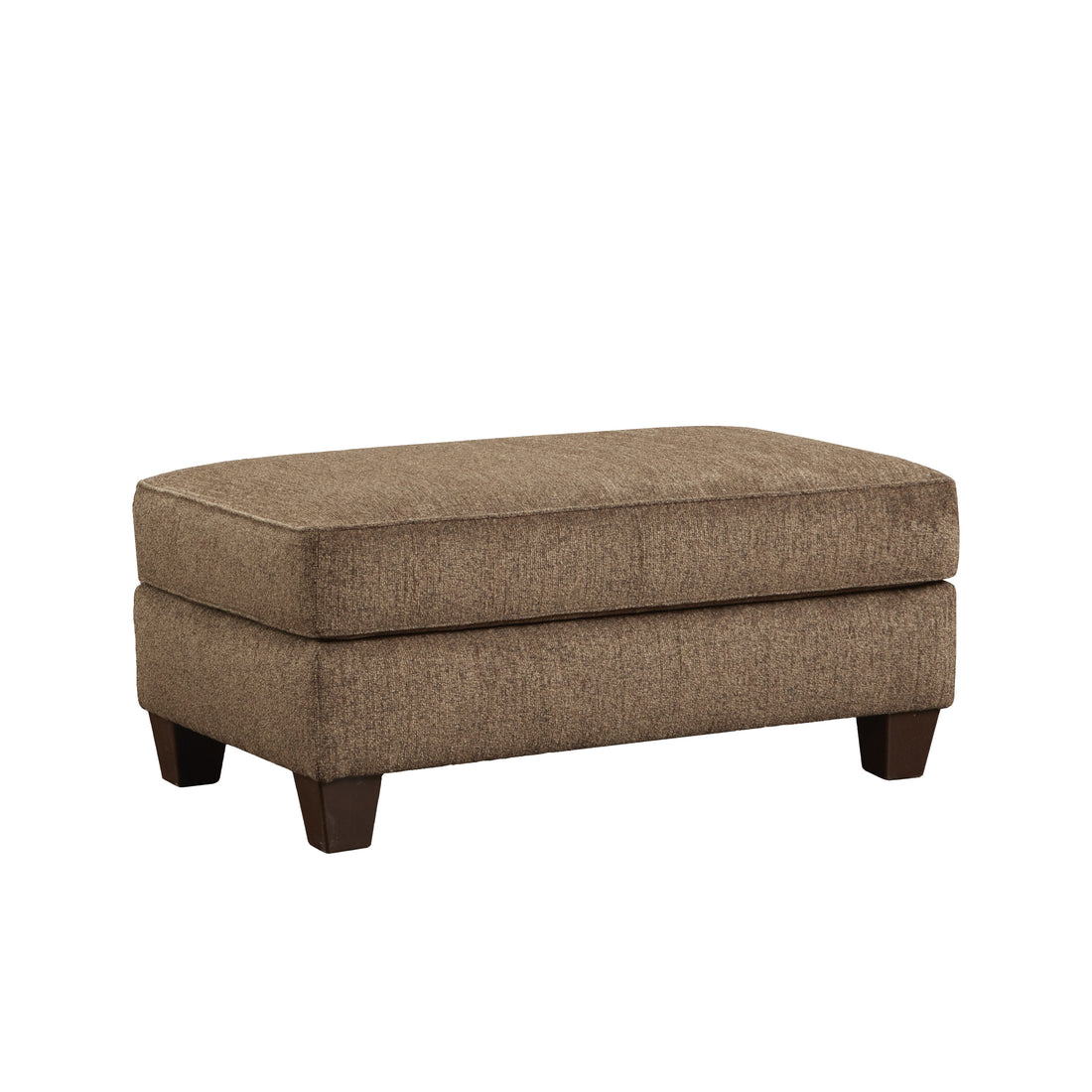 Camero Cafe Fabric Cocktail Ottoman Brown Espresso Polyester Wood Polyester Primary Living Space Backless Solid Rectangle Armless Tray Top Polyester