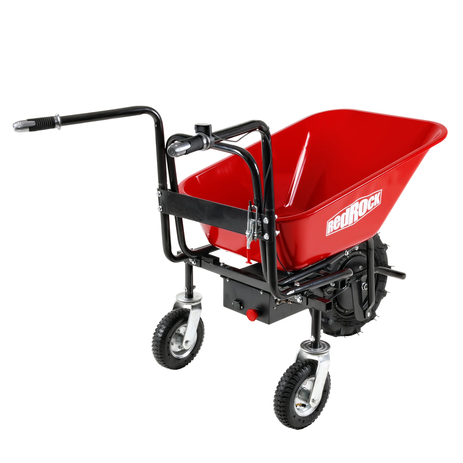 Wheelbarrow Electric Professional Specs This Wheelbarrow Uses An Electric 24V 250W Brushless Motor System, Powered By 2 12V 12Ah Motorized Wheelbarrow Black Red Classic,Industrial Stainless Steel