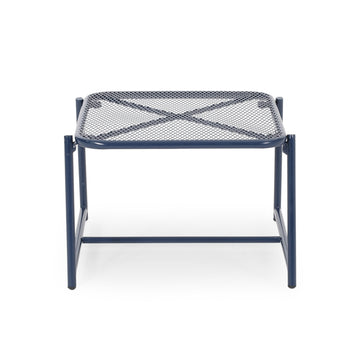 Kincaid 13"H Side Table Navy Iron