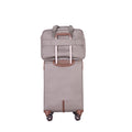 4 Piece Set 16 20 24 28 ,Softshell Suitcase Spinner Wheels Terylene Luggage Sets Carry On Suitcase Luggage Lightweight Durable Suitcase Khaki Khaki Polyester