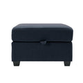 Modular Sectional Sofa U Shaped Sectional Couch With Ottoman, 7 Seat Modular Sofa With Chaise For Living Room, Adjustable Arms And Backs Blue Blue Polyester 4 Seat