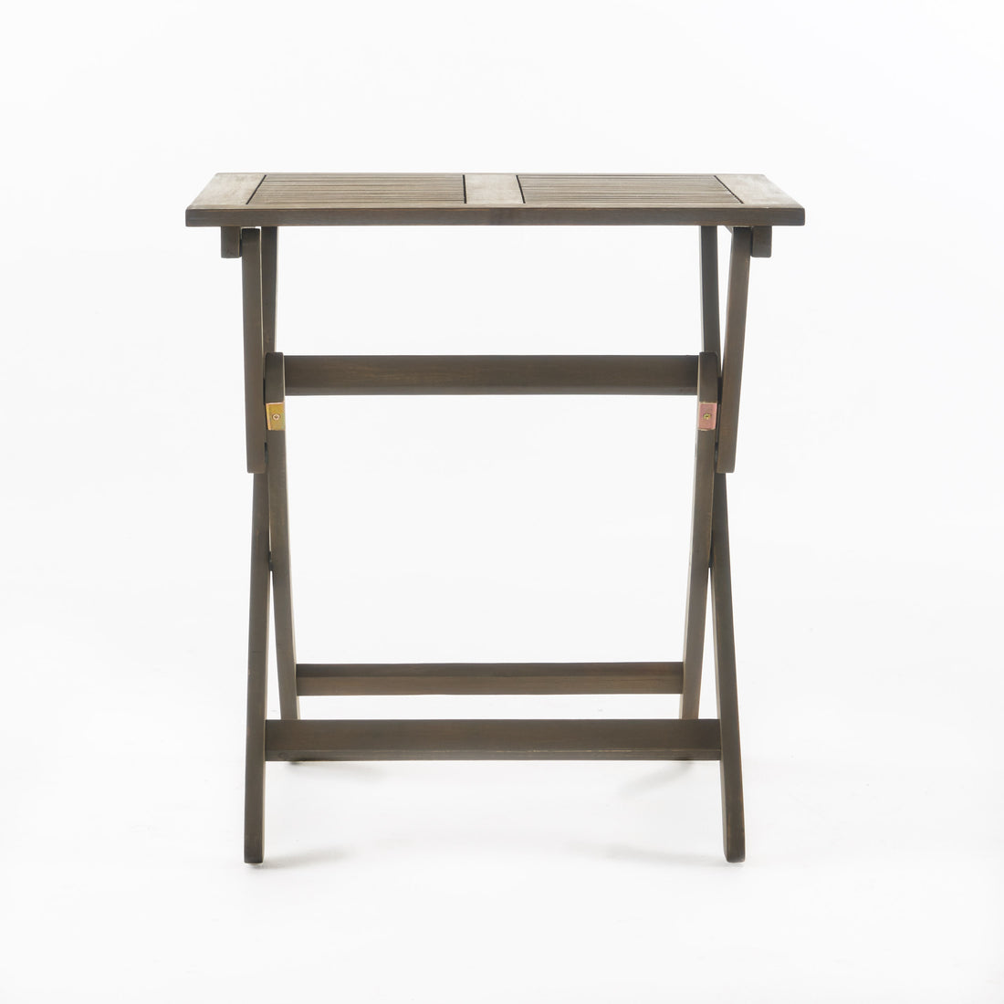 Positano 25 " Foldable Bistro Table Grey Acacia Wood