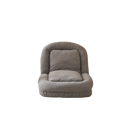 Triple Fold Down Sofa Bed,Gy Grey Metal Cotton Metal