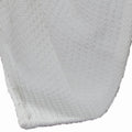 Nyx King Size Ultra Soft Cotton Thermal Blanket, Textured Feel, White White Cotton