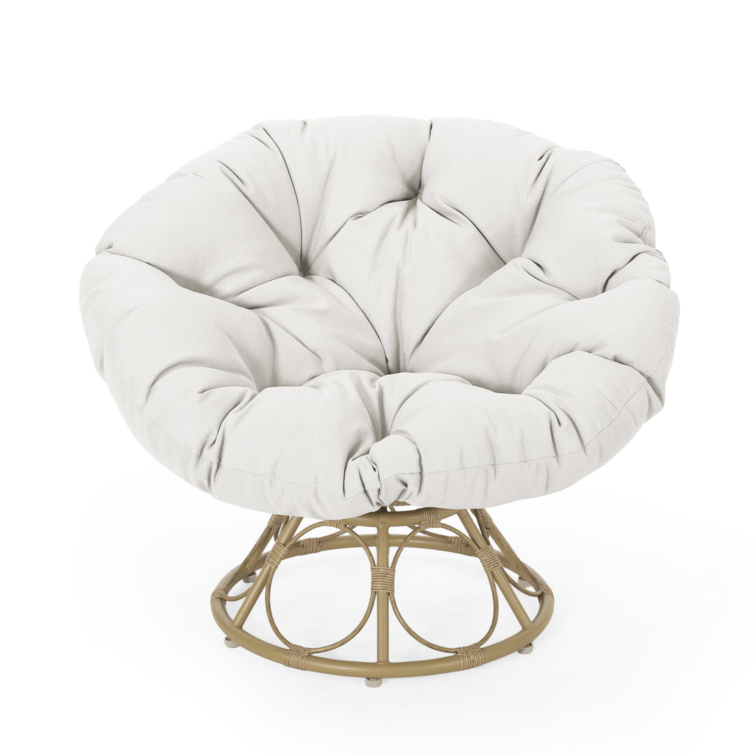 Mia Papasan Chair Brown Fabric