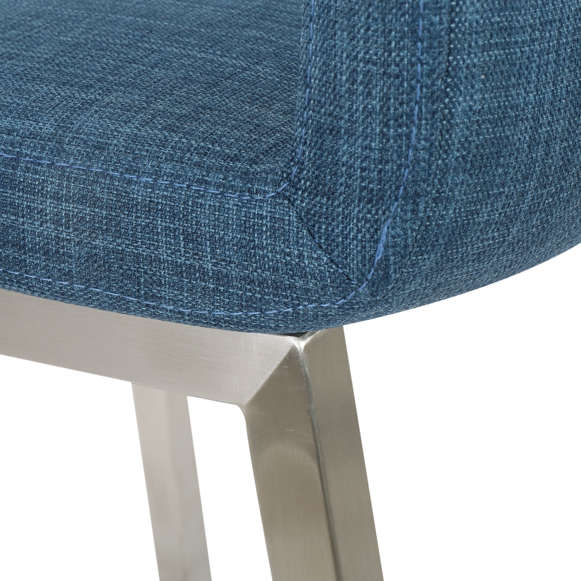 Barstool Blue Fabric