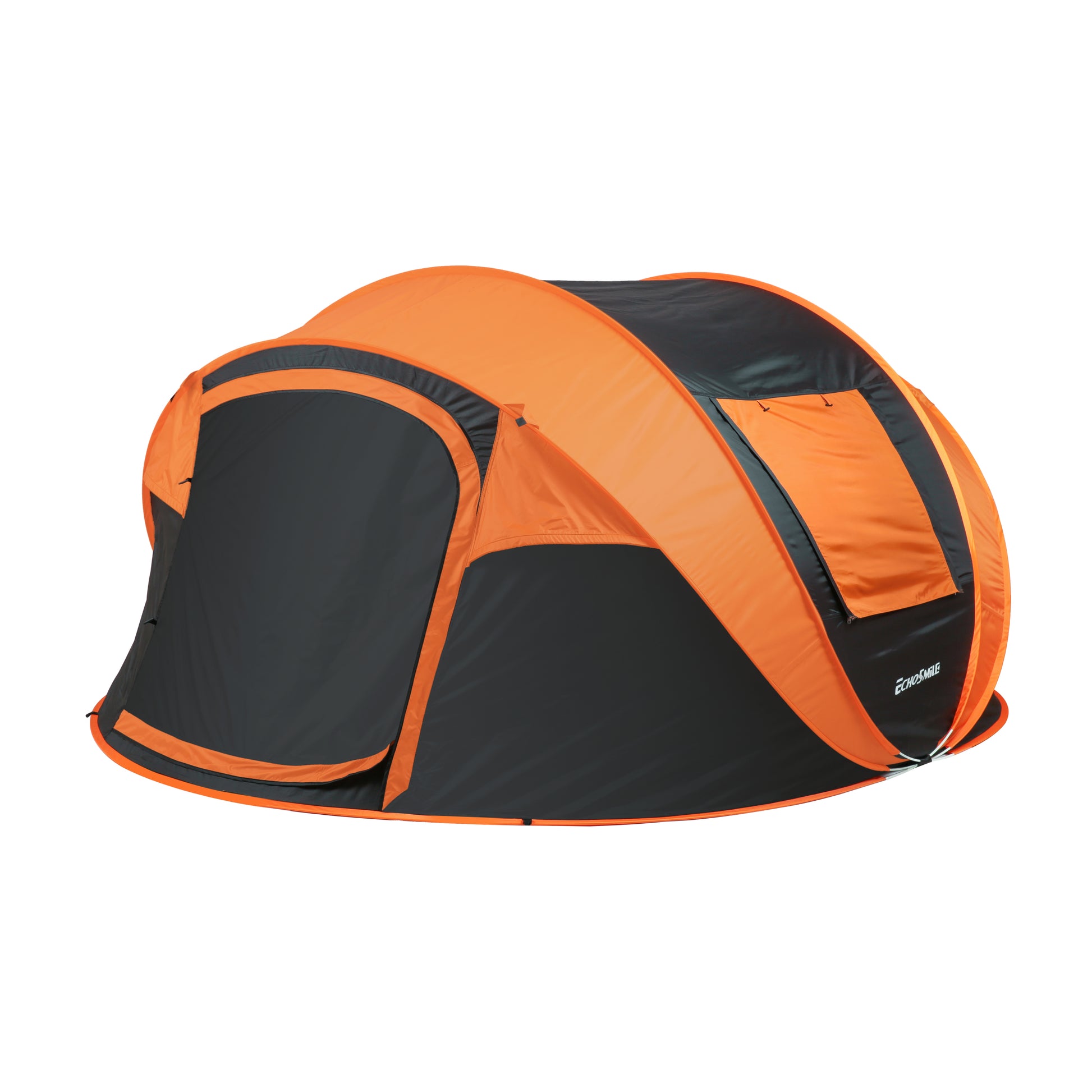 5 8 Person Black Orange Pop Up Camping Boat Tent White Rose Gold Polyethylene