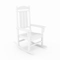 White Traditional Porch Rocker Classic Hdpe Poly Lumber For Porch, Patio, And Garden Comfort No Rocker & Glider White Weather Resistant Frame Garden & Outdoor American Traditional Hdpe Hdpe