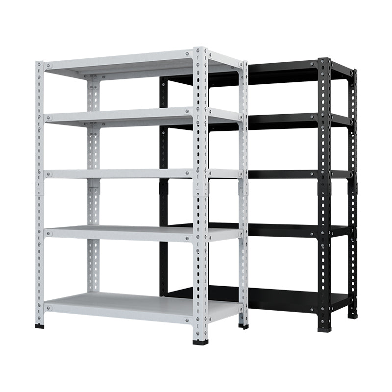 Household Storage Rack, Adjustable Display Rack, Basement Balcony Storage Rack, Carbon Steel Storage Rack, 120Cm * 50Cm * 180Cm, Five Floors White 5 White Etagere Primary Living Space Metal Contemporary Adjustable Shelves Metal