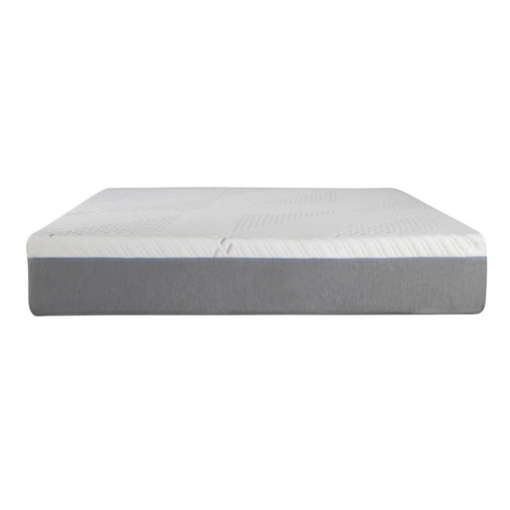 Queen Size Cypress 10'' Medium Cooling Gel Memory Edge Support Pocket Spring Removable Cover Hybrid Mattress White Gray Foam Spring Queen