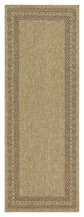 Earth Gc Ntl1007 Jute Mocha 2 Ft. 7 In. X 7 Ft. 3 In. Indoor Outdoor Area Rug Natural & Light Brown Polyester Polypropylene