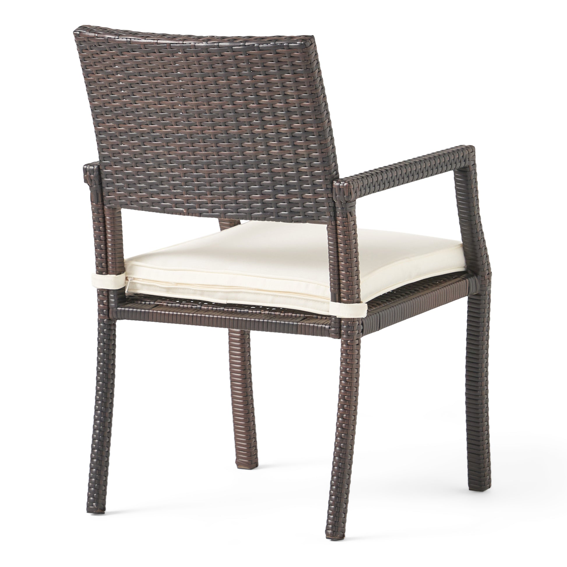 Rhode Island Dining Chair Set Of 2 Brown Wicker