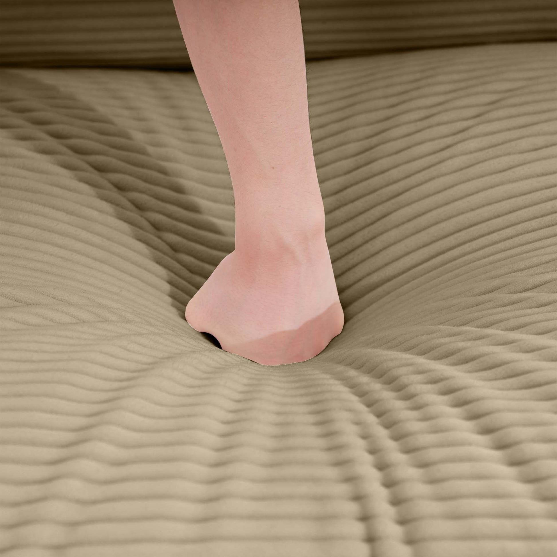 3 Piece Sectional Sofa Oversized Sectional Sofa Comfortable Sectional Sofaone Single Sectional Sofa, One 2 Seater Sofas, One 3 Seater Sofas Tan Corduroy Deep Seat Sofa Tan Corduroy 6 Seat