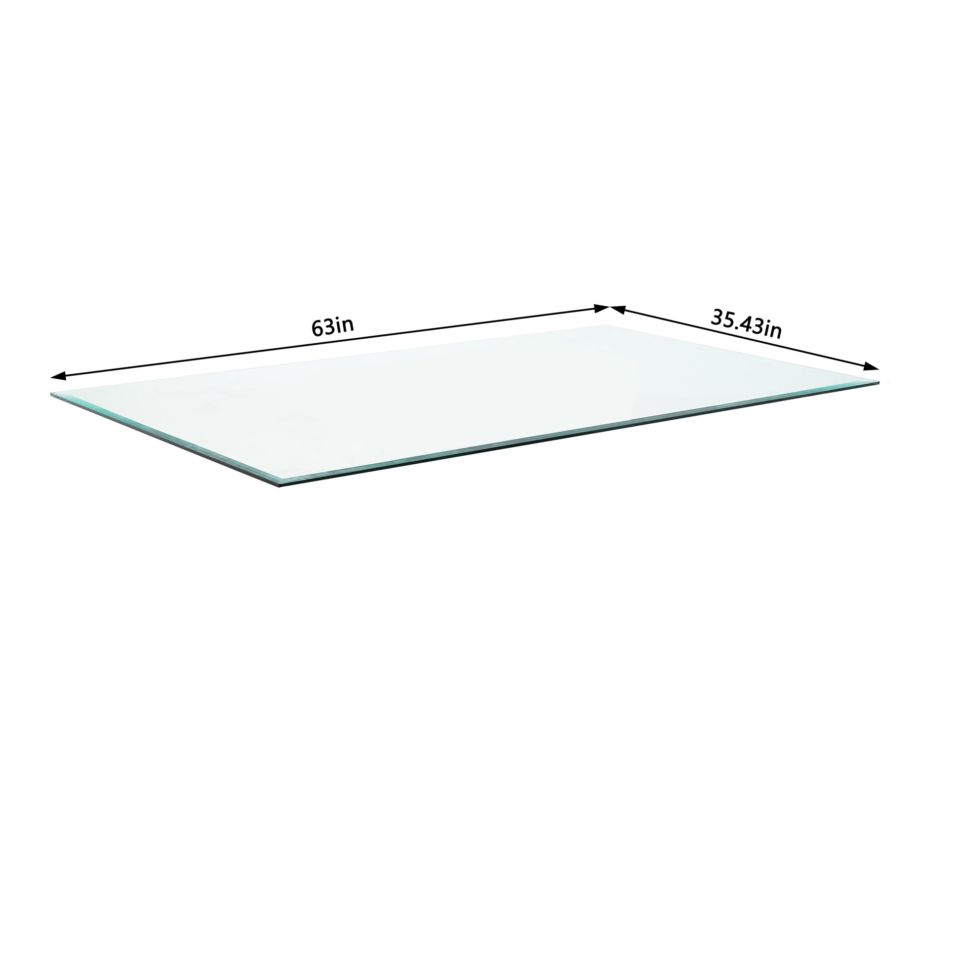 T1606 3 T Crgl 1600*900*10Mm Transparent Glass Countertop Clear Tempered Glass