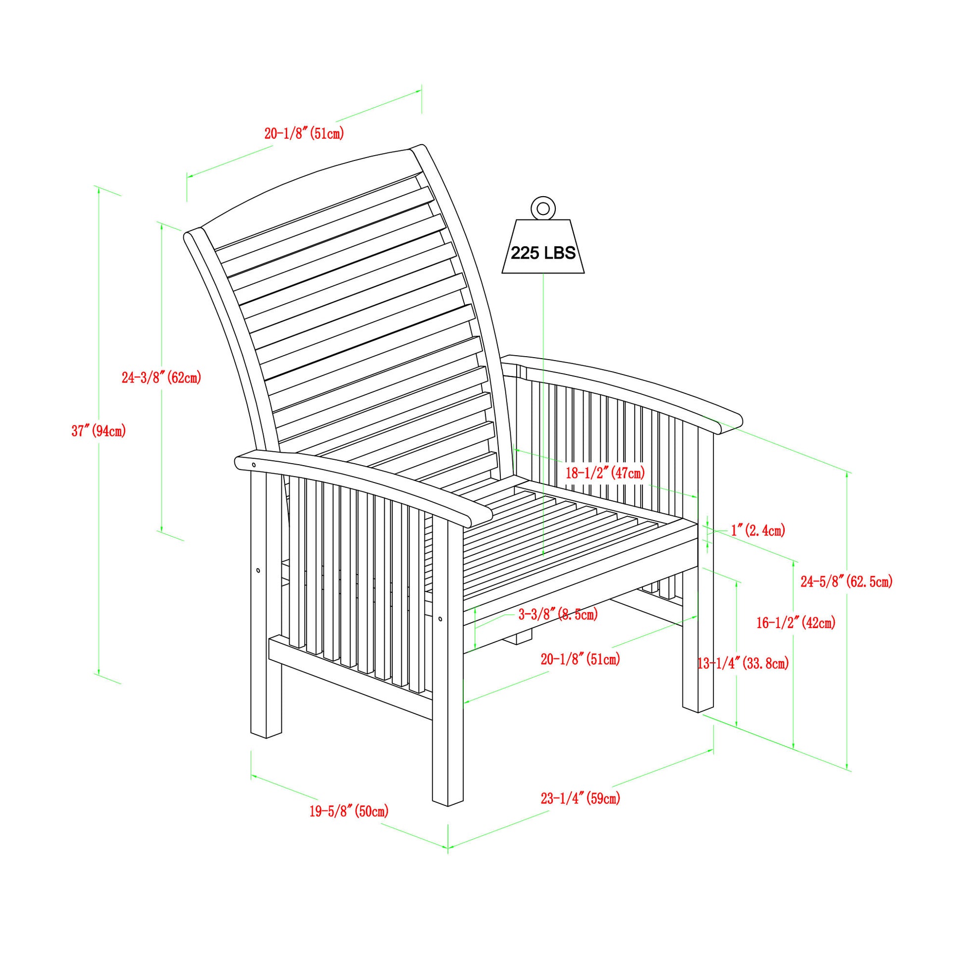 Modern 2 Piece Chevron Patio Chairs Grey Wash Gray Wash Acacia Wood