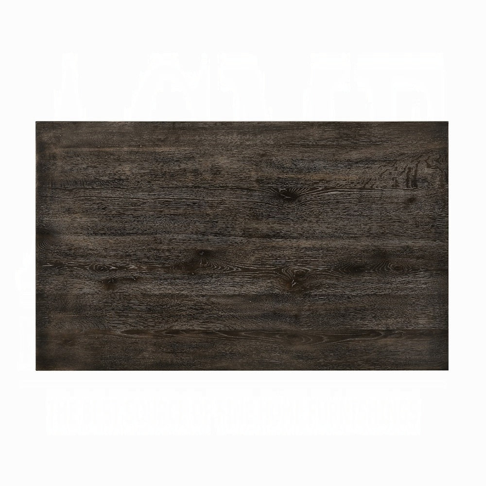 Weathered Grey Dining Table With Rectangular Top Grey Seats 6 Dining Room Rectangular Mdf
