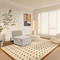 Modern Corduroy Sofa Bed,Couch Chair,Sleeper Bed,Small Lounge Sofa W Reclining Backrest,Furniture For Living Room,Bedroom,4 In 1 Convertible Sleeper Sofa Bed, White White Corduroy 1 Seat