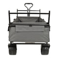 480Lbs Collapsible Wagon With Canopy,Wagon Stroller With 7