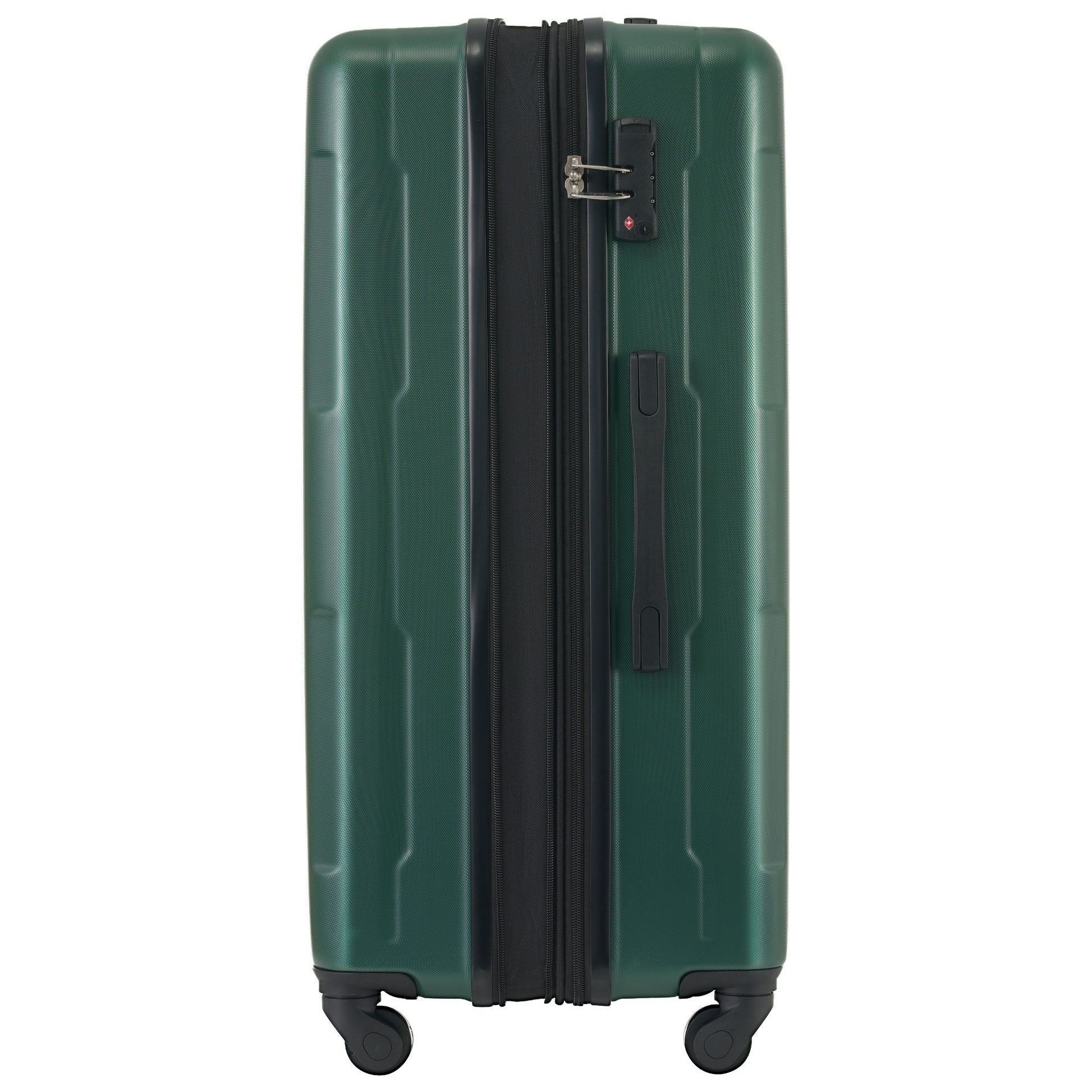 2 Piece Luggage Set With Bags Expanable Spinner Wheels Abs Lightweight Suitcase With Tsa Lock 20Inch 24Inch Green Abs