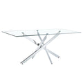 F 1539 18090 Trpl Lc Only Table Legs Silver Metal