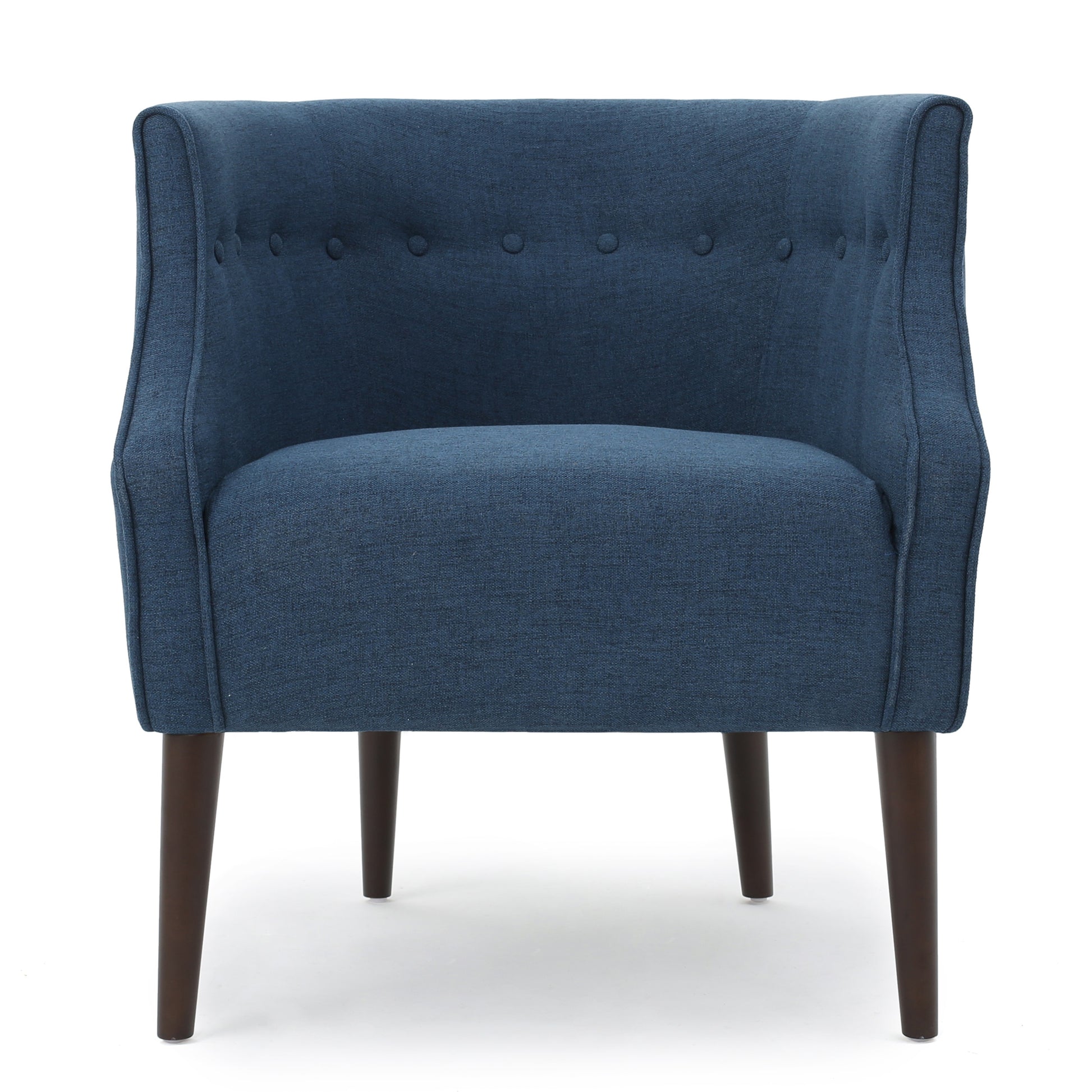 Club Chair Navy Blue Fabric