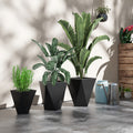 Outsunny Set Of 3 Tall Planters, 18