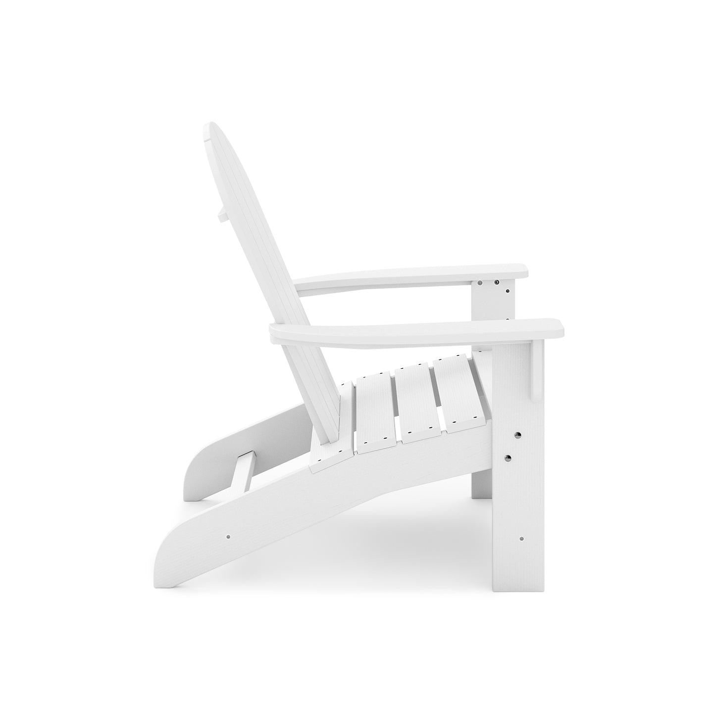 White Adirondack Chair Premium Hdpe Poly Lumber For Pool, Patio, And Garden Elegance No Adirondack White Weather Resistant Frame American Traditional Hdpe Hdpe