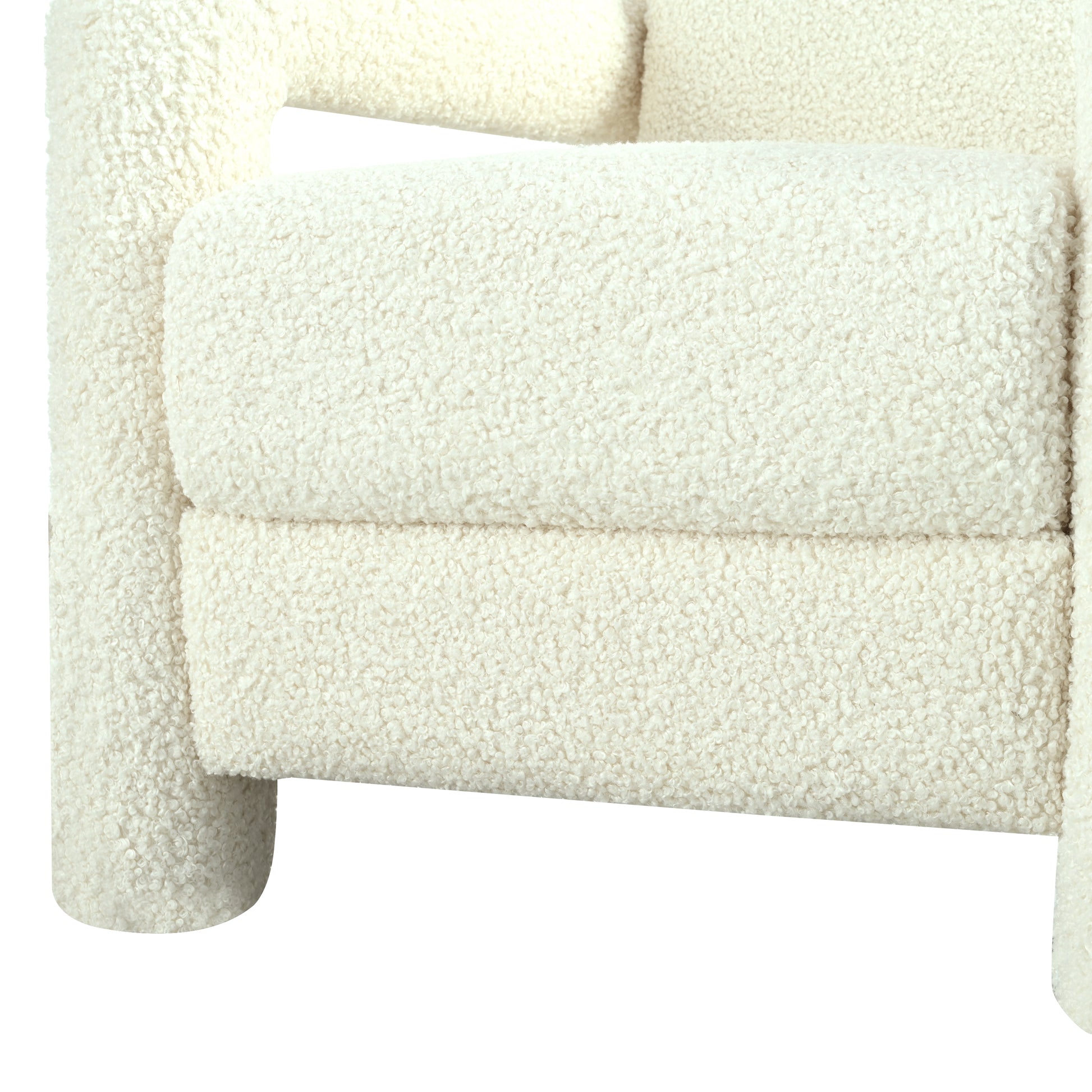 31.25" Push Back Recliner Armchair Upholstered Recliner Chair Single Sofa With Adjustable Backrest For Living Room, Beige Beige Teddy