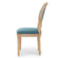 Dining Chair Teal Fabric