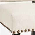 Madison Kd Stud Dining Chair Beige Fabric