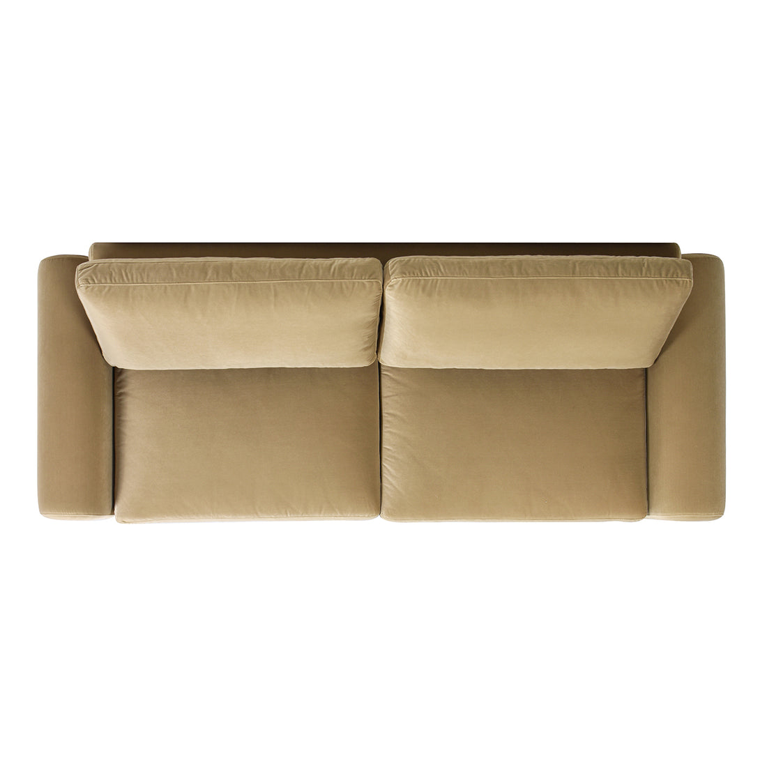 Mason 85" Arched Arm Sofa, Camel Brown Beige Performance Velvet Beige Foam Velvet 3 Seat