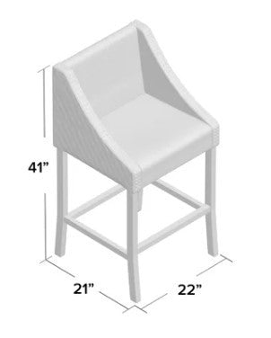 Eaton Barstool Chocolate Leather