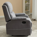 Best Choice Recliner Chair Living Room Reclining Sofa Chair, Home Theater Seating Modern Recliner, Manual Recliner Sofa Chair For Living Room Office Apartment, Easy To Reach Side Button Gray Gray Pu Leather