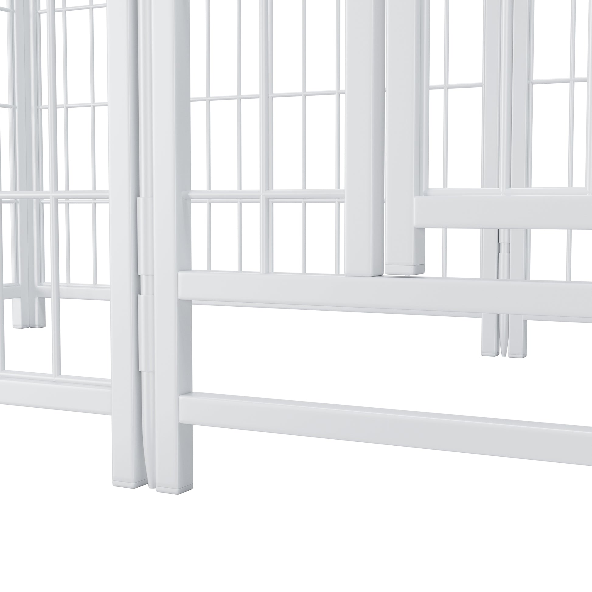 Dog Playpen Indoor 24 Inch 8 Panels Metal Dog Pen Pet Dog Fence Outdoor Exercise Pen With Doors, Heavy Duty Dog Fence Puppy Pen For Large Medium Small Dogs Indoor Outdoor Foldable Pet Exercise Pen